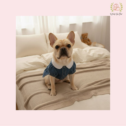 DenimChic Dog Dress – Soft, Stylish & Perfect for All Breeds