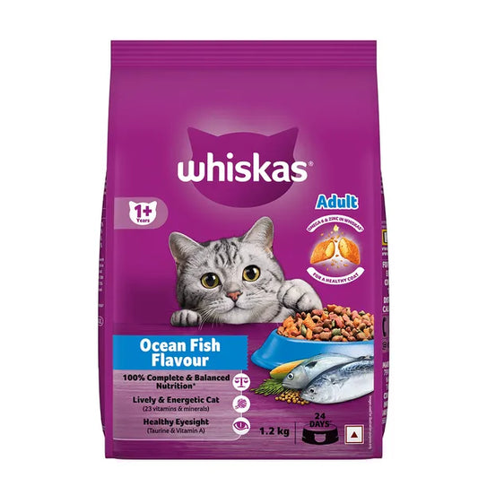 Whiskas Adult Cat Dry Food – Ocean Fish Flavour