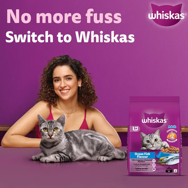 Whiskas Adult Cat Dry Food – Ocean Fish Flavour