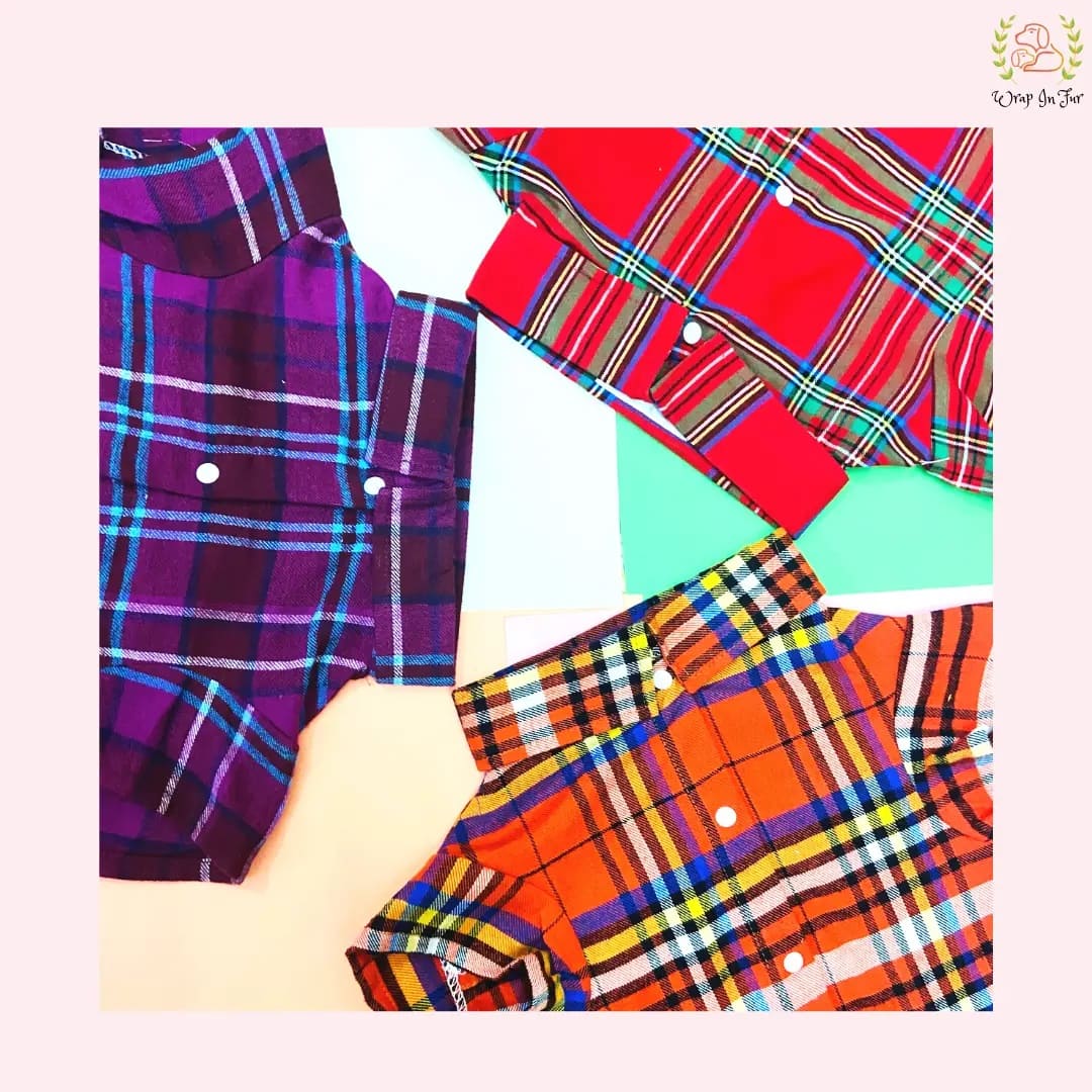 Winter Woolen Checkered Dog Shirt – Warm, Stylish & Premium Fit