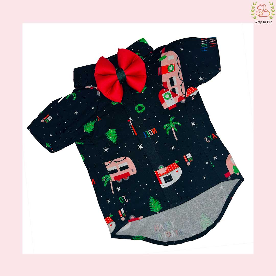 Wonderland Christmas Dress - Festive Holiday Wear for Dogs