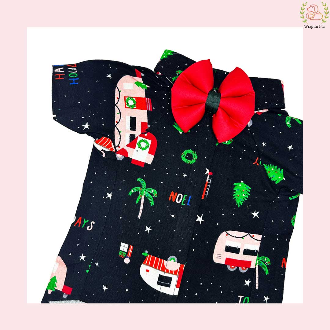 Wonderland Christmas Dress - Festive Holiday Wear for Dogs