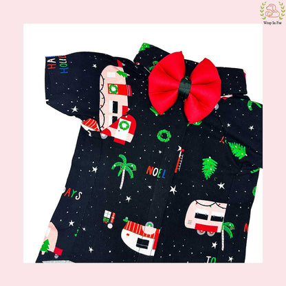 Wonderland Christmas Dress - Festive Holiday Wear for Dogs