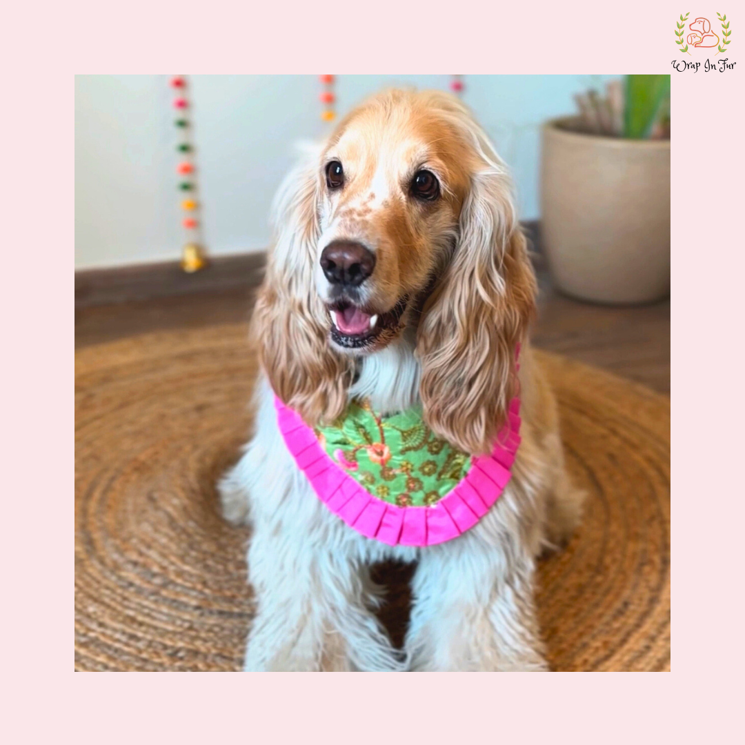 Mint Pink Floral Bandana