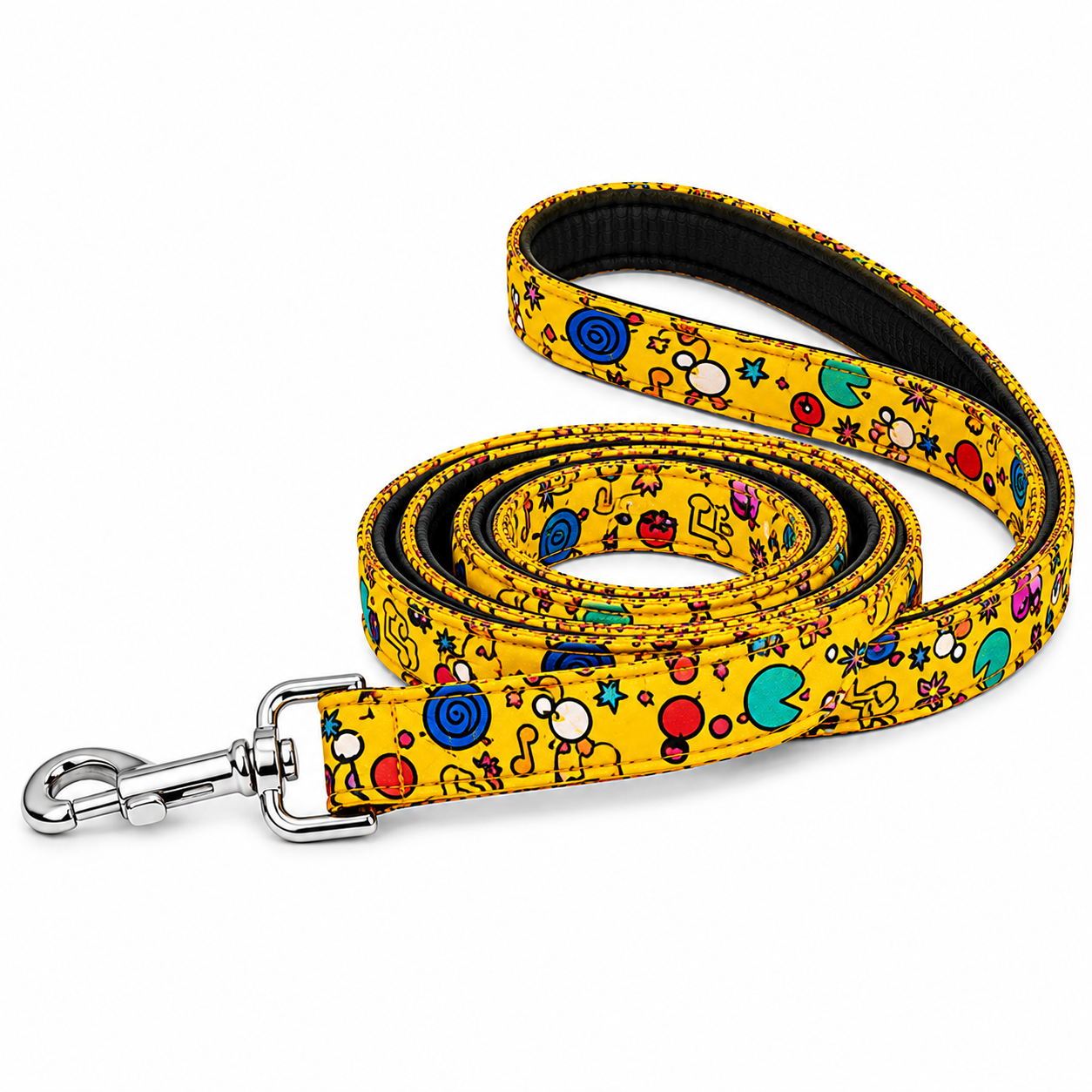 Yellow Fab Dog Leash