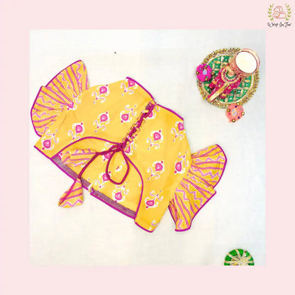 Yellow Ethnic Dog Lehenga Choli – Designer Dog Wedding Dress & Bridal Outfit