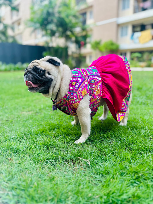 Pink Mirror frock