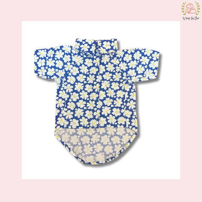 floral dog shirt