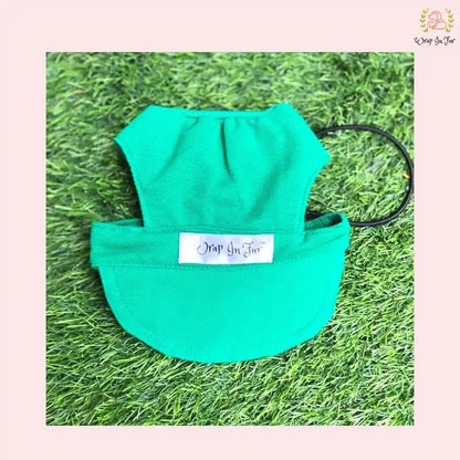 green color cap for dog