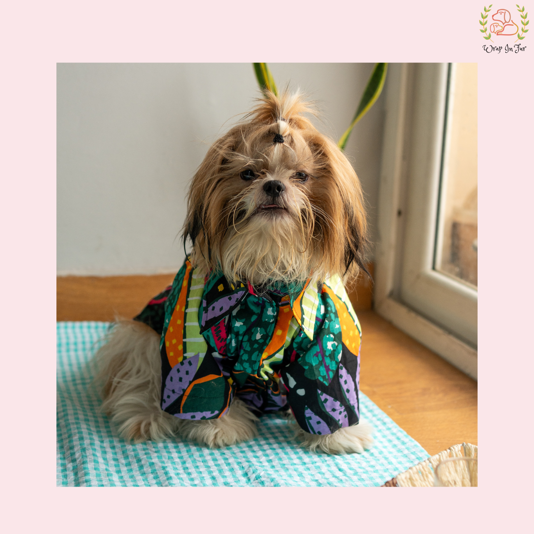 shihtzu Tropical Dog Shirt