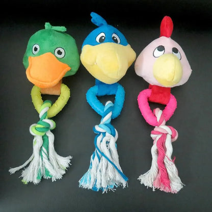 Bird Plush , Teething and Rope Toy