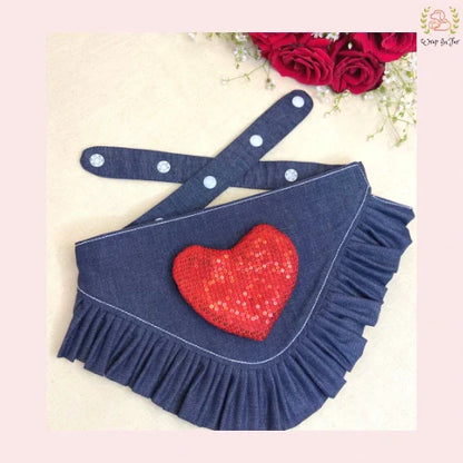 Bling Heart Bandana