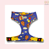 Blue Teddy Reversible Harness