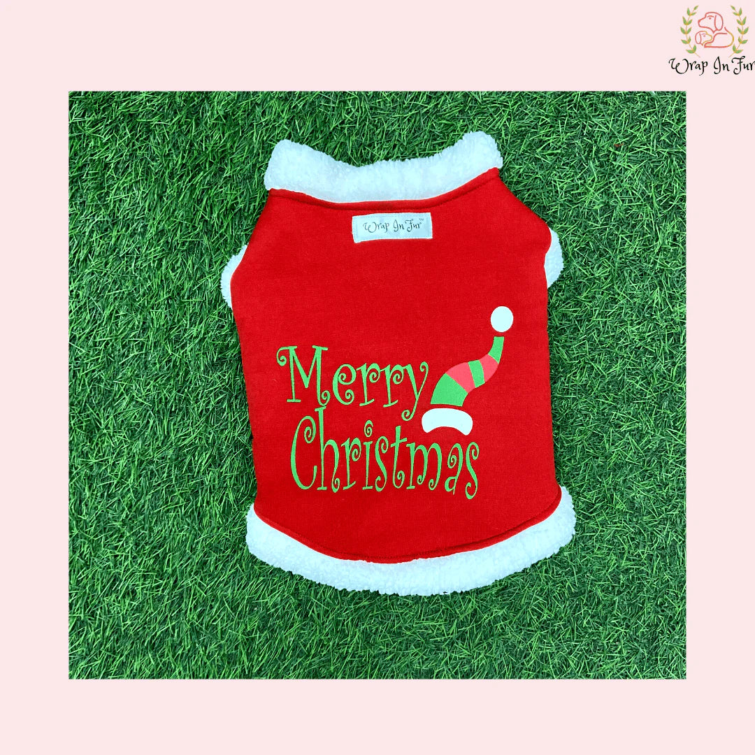 Christmas Winter Dog Coat – Furry Lined & Super Warm