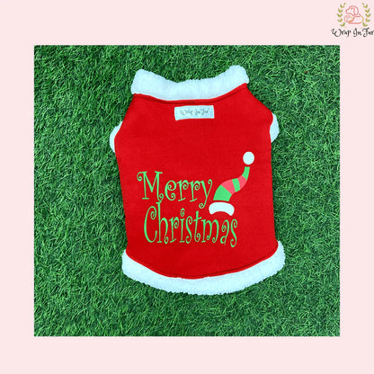 Christmas Winter Dog Coat – Furry Lined & Super Warm