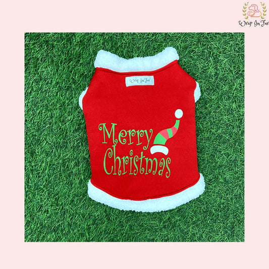 Christmas Winter Dog Coat – Furry Lined & Super Warm