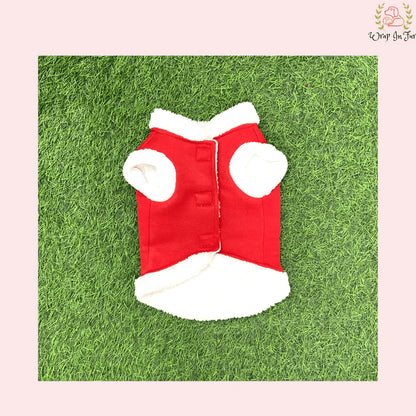 Christmas Winter Dog Coat – Furry Lined & Super Warm