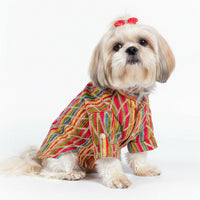 Multicolor Gota Dog Kurta - Premium Indian Dog Ethnic Wear