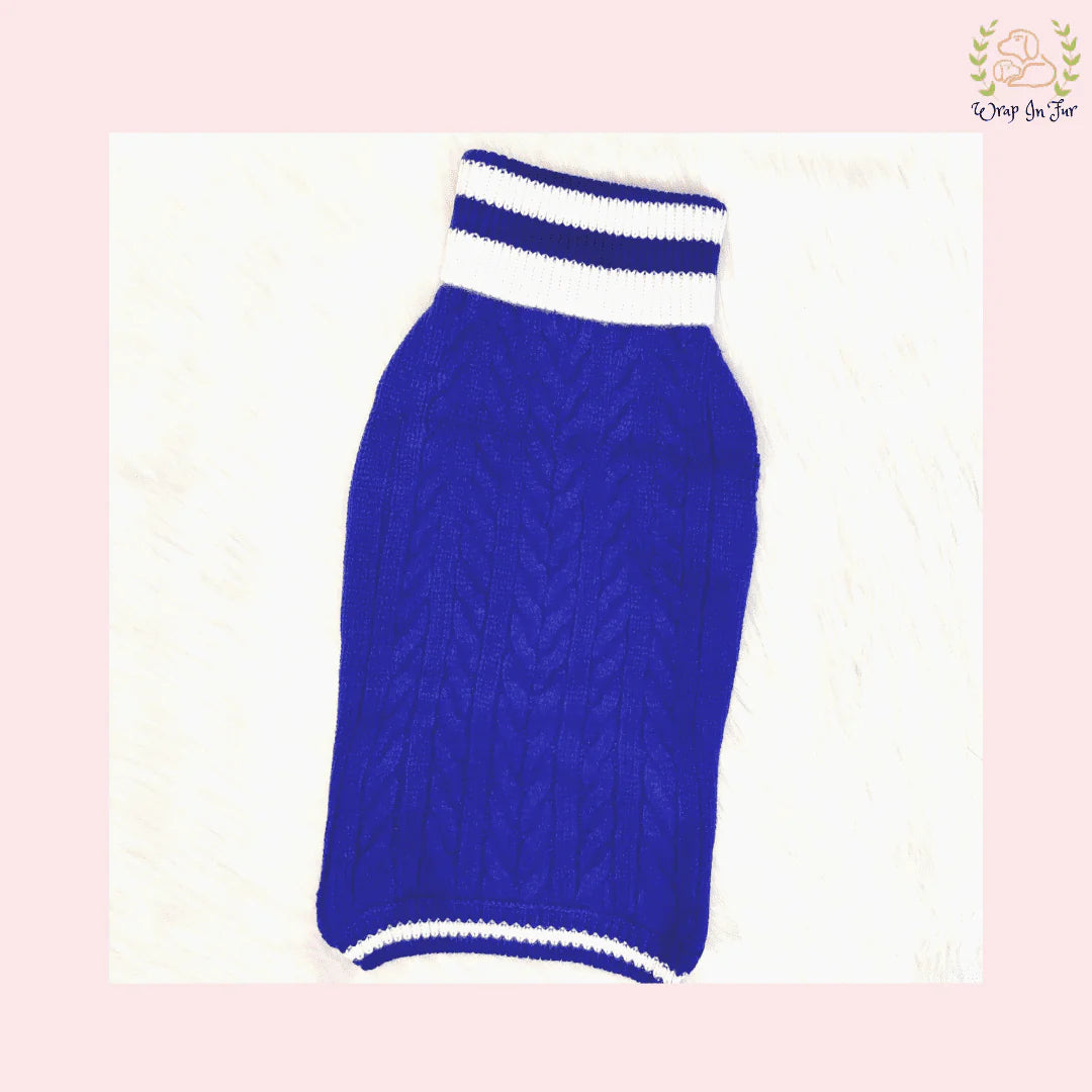 Orange Glow Dog Sweater – Warm & Cozy Solid Knit