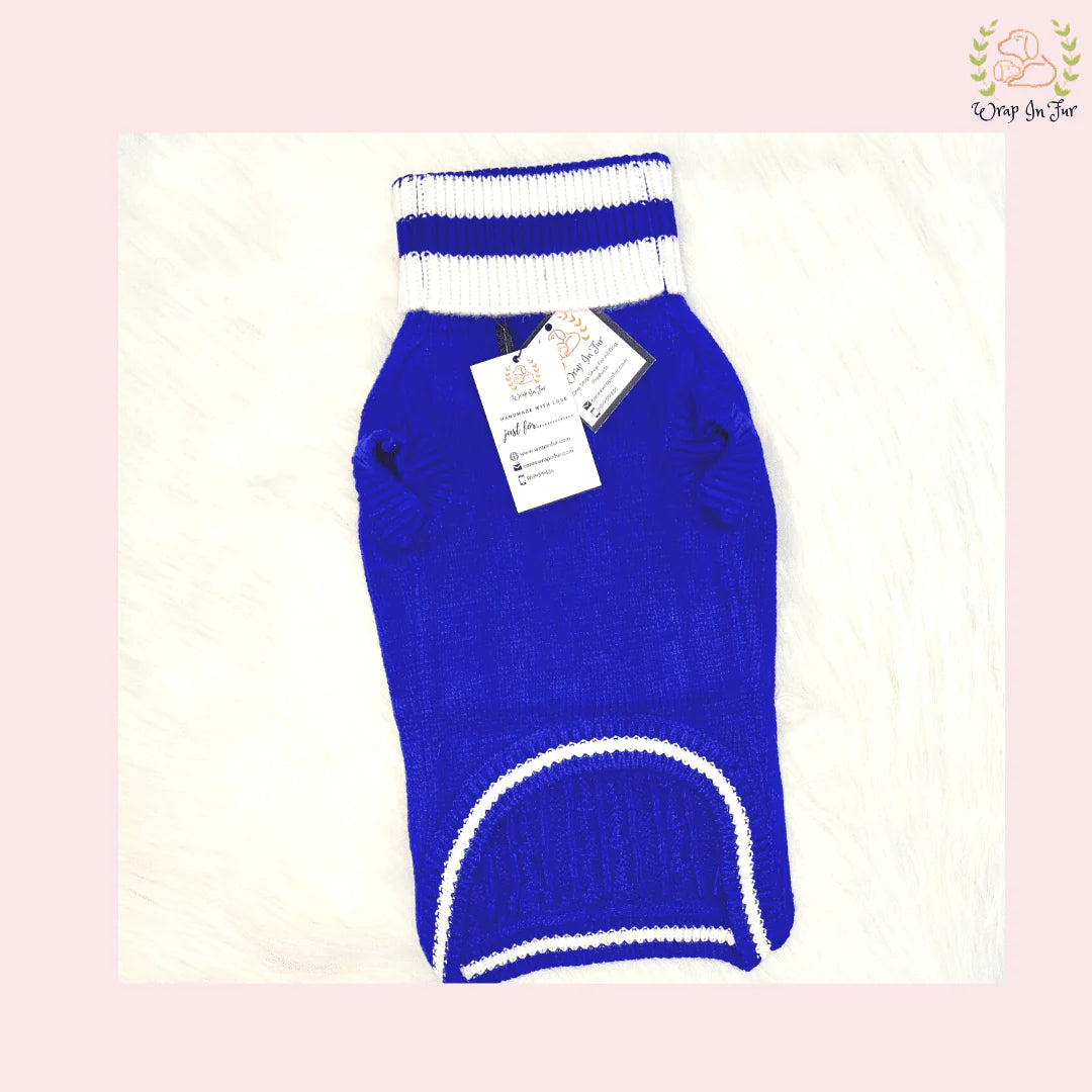 Orange Glow Dog Sweater – Warm & Cozy Solid Knit