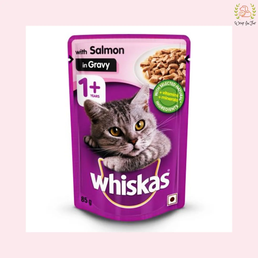 whiskas salmon flavour cat food